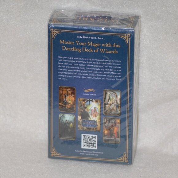 NWT Wizards Tarot by Barbara Moore 78 Card Tarot Deck Master Your Magic - Picture 2 of 5